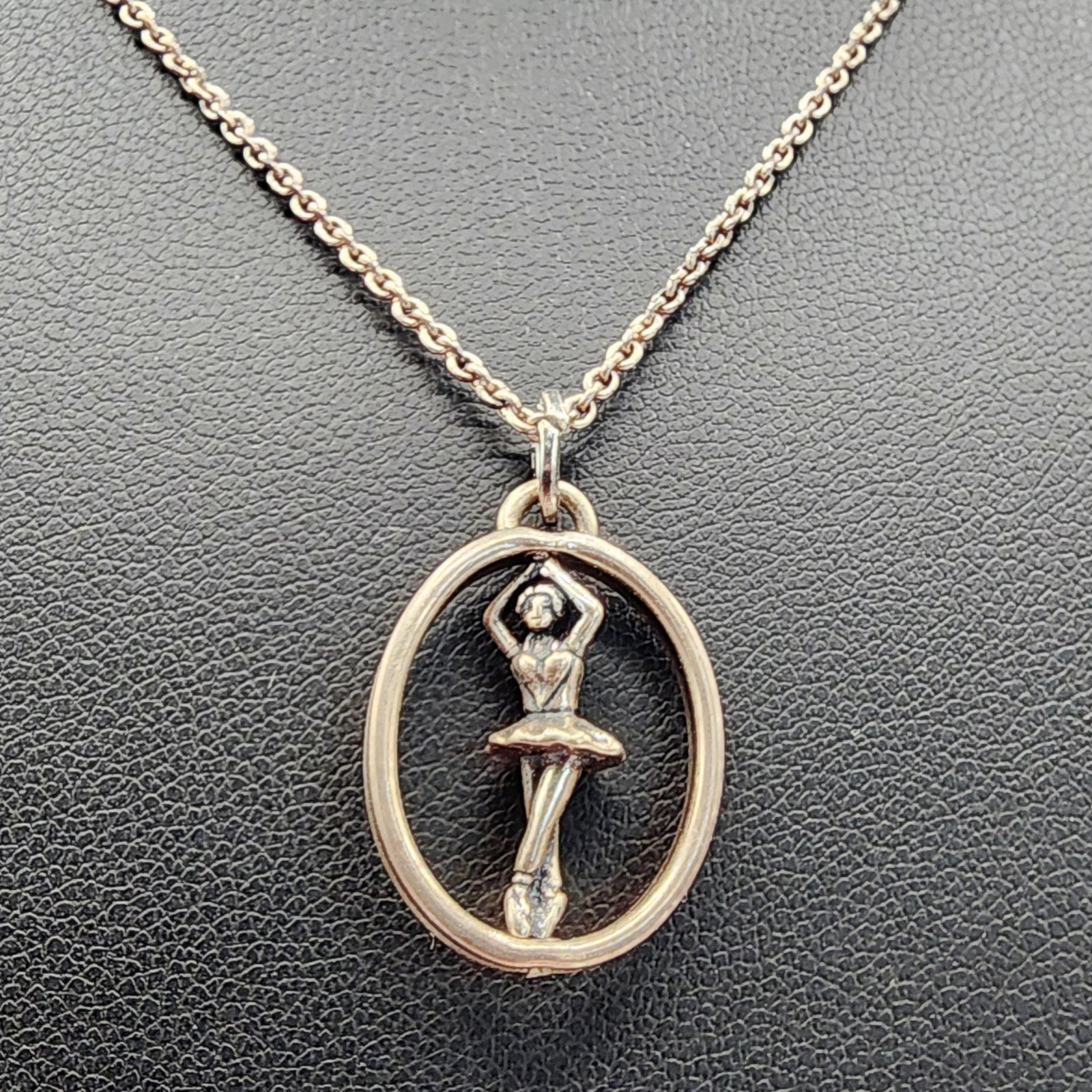 Beau Sterling Spinning Ballerina Necklace Mid Century 1950s 1960s 69$